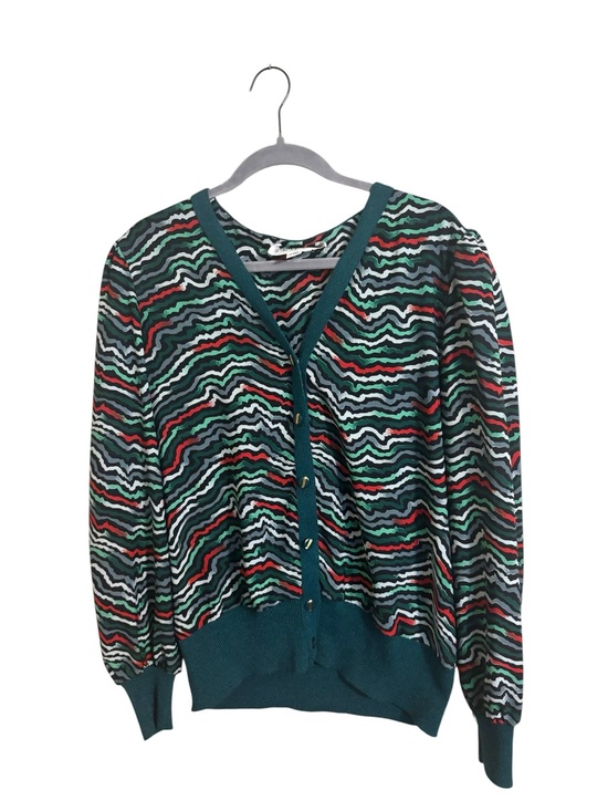 Vintage Tops - Vintage Piat Ltd Green Red Button Up Top